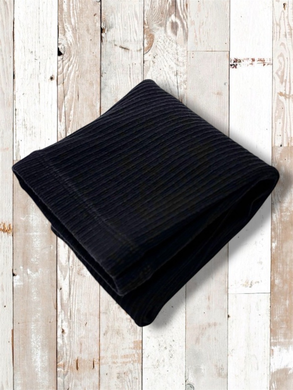 Tea Collection Girls Black Ribbed High‑Stretch Leggings • Size 5 • EUC
